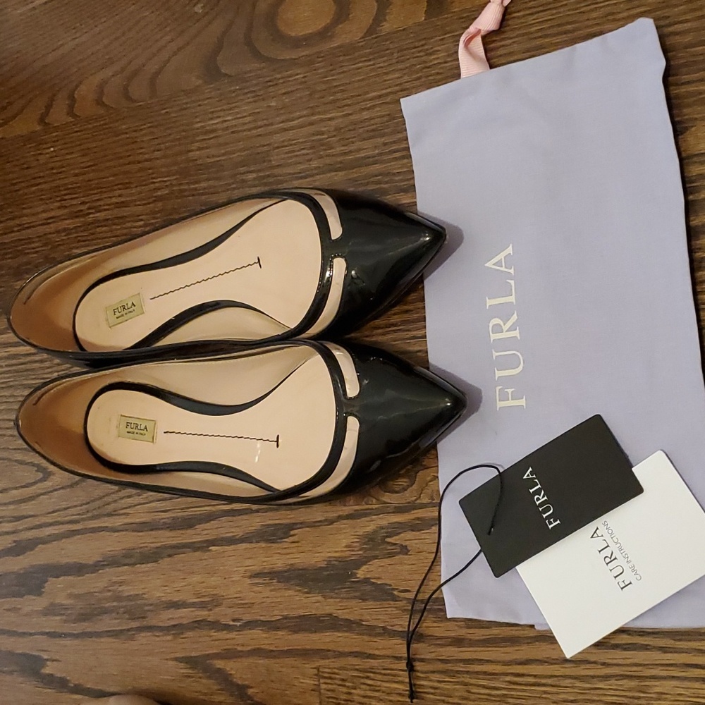Furla black shoes